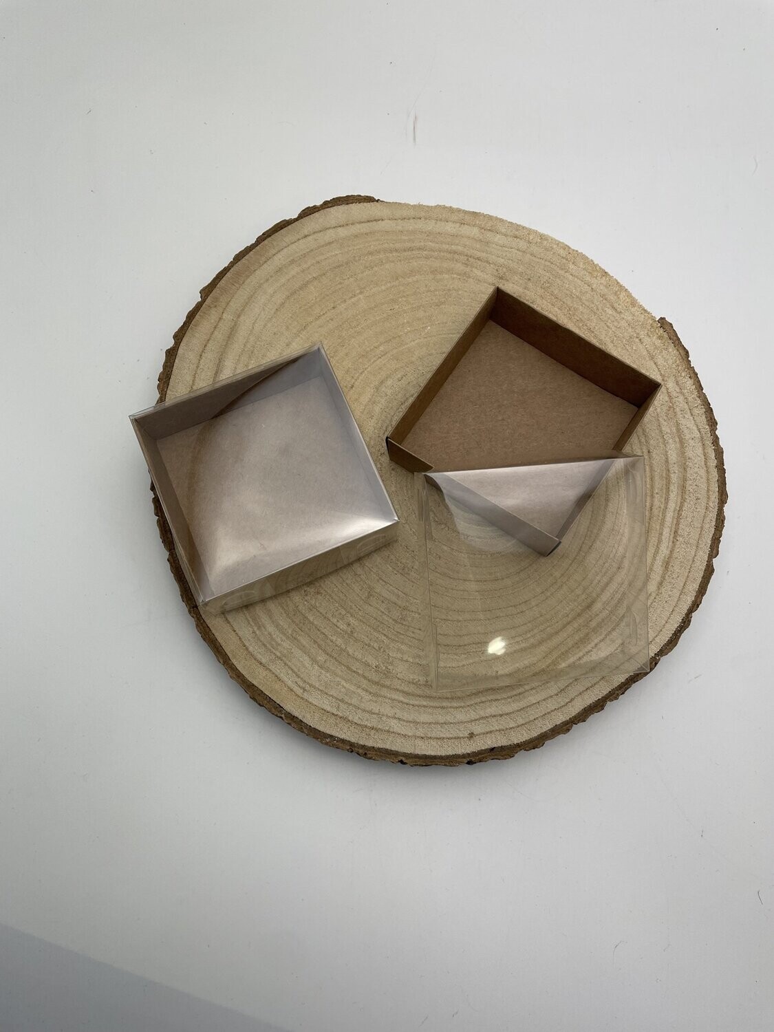 Geschenkboxen Kraftboxen, PVC Boxen,  (5er Pakete)