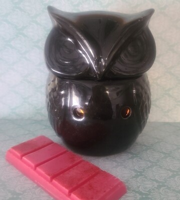 Owl tea light wax warmer/free wax melt bar