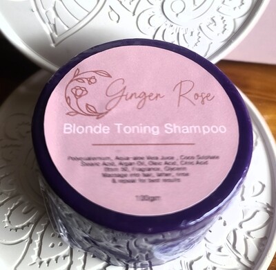 Purple Toning Shampoo bar