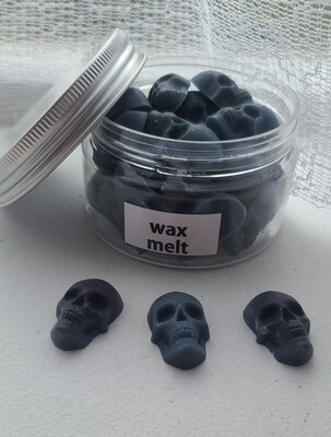 Mini skull wax melt pot