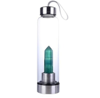 Aventurine tower crystal drink bottle