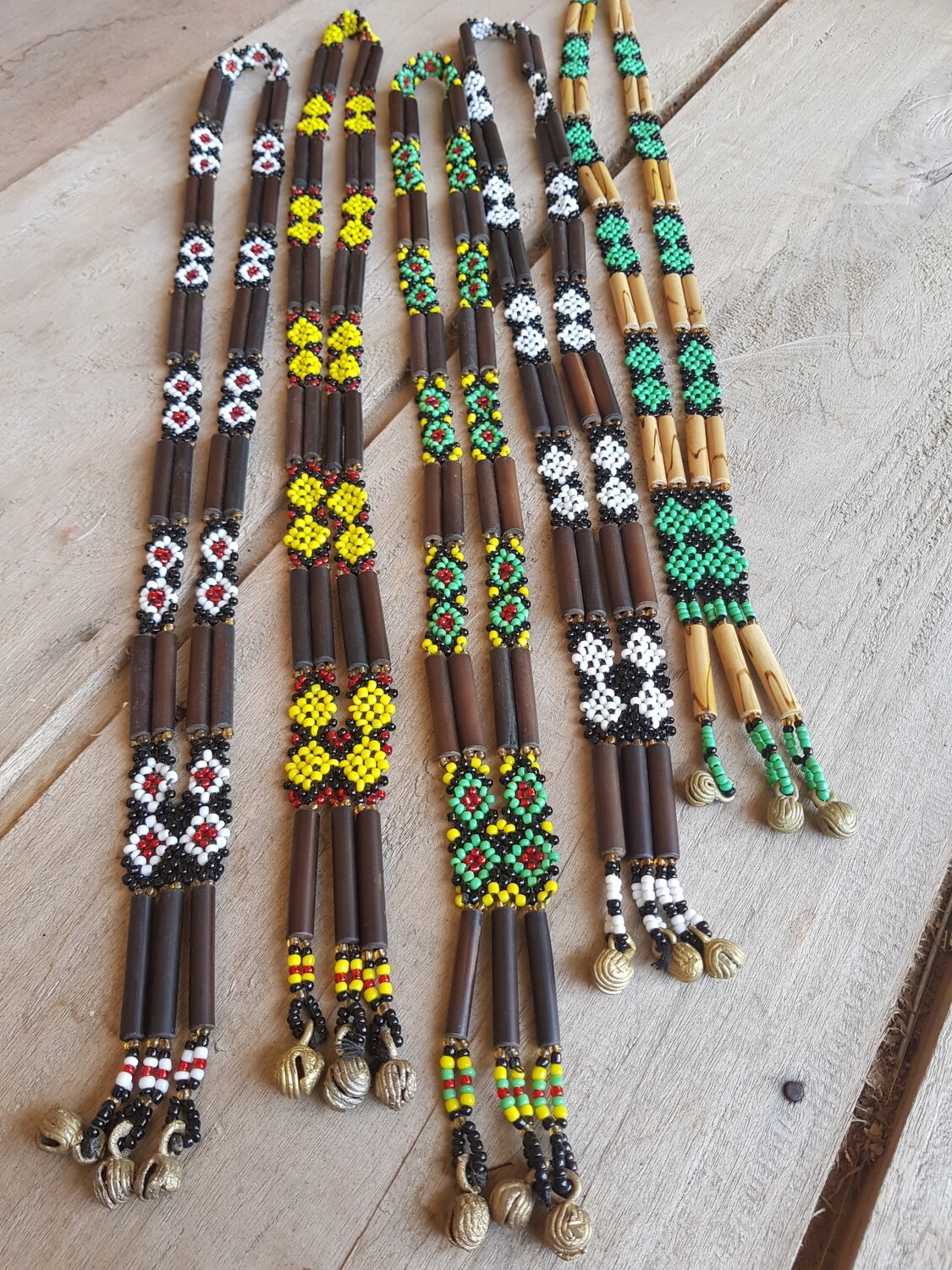 Necklace. LEMIMET BLAKANG NECKLACE with BRASS BELLS