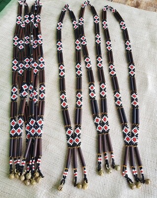 Necklace. LEMIMET BLAKANG NECKLACE with BRASS BELLS