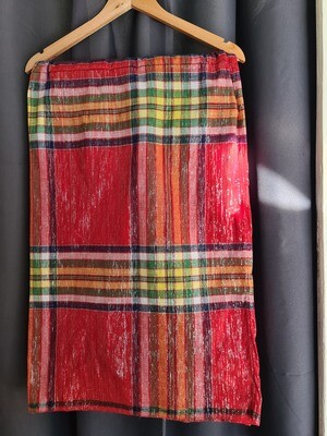 Malong. T&#39;BOLI HAND-WOVEN METALLIC MALONG