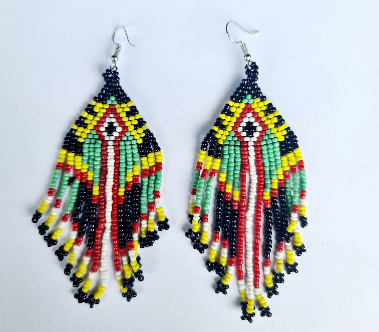Earrings. TBOLI HAND-BEADED EARRINGS