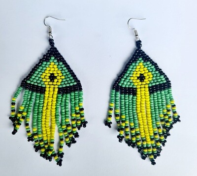Earrings. TBOLI HAND-BEADED EARRINGS