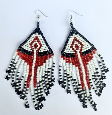 Earrings. TBOLI HAND-BEADED EARRINGS