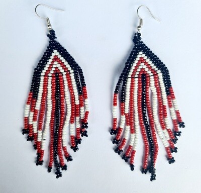 Earrings. TBOLI HAND-BEADED EARRINGS