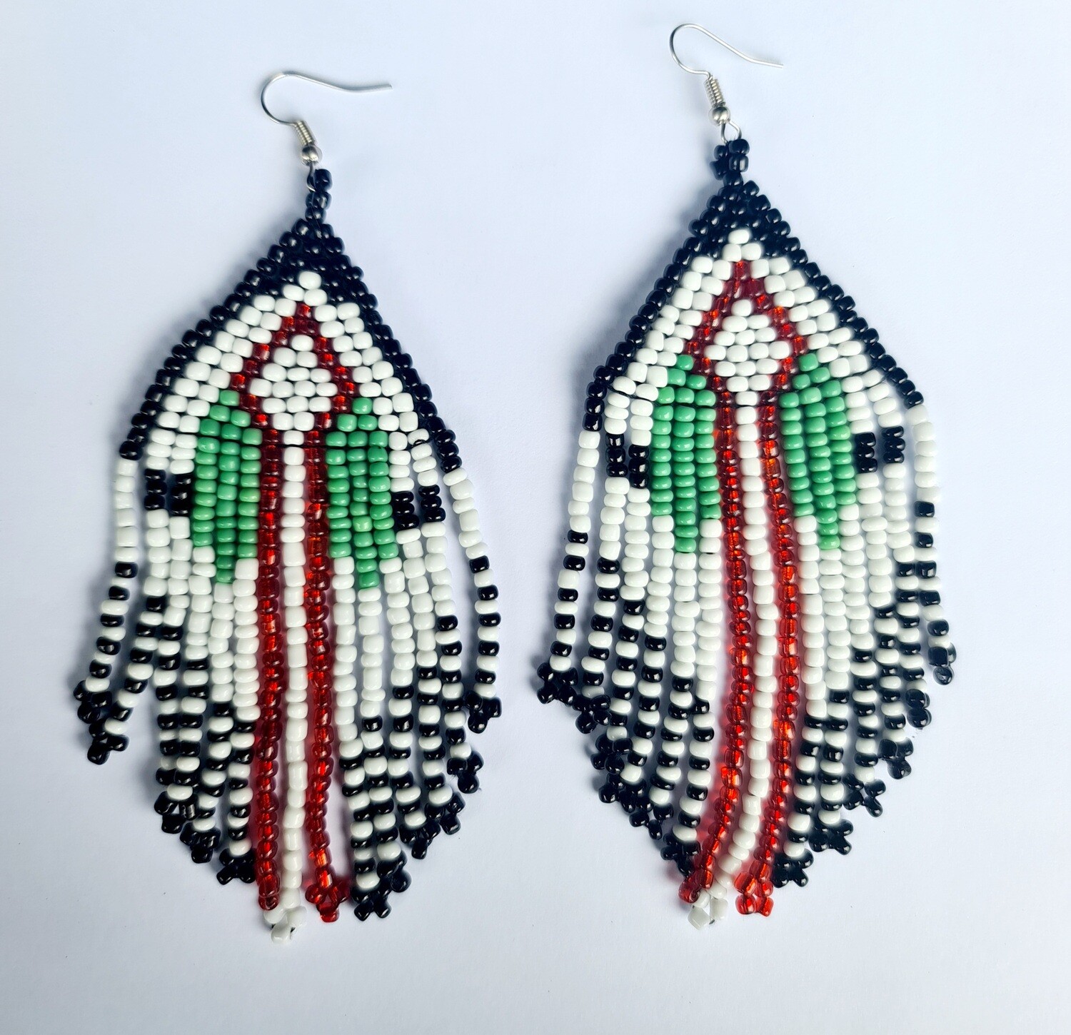 Earrings. TBOLI HAND-BEADED EARRINGS