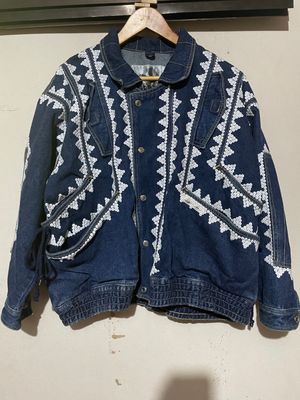 Jacket. DENIM TBOLI BEADING DESIGN