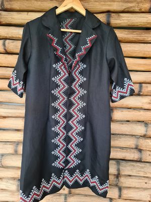 Abaya. CUSTOM TBOLI EMBROIDERED ABAYA