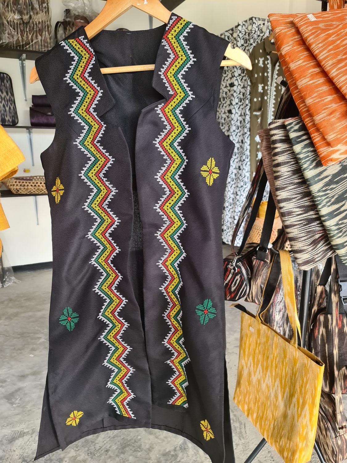 Abaya. CUSTOM TBOLI EMBROIDERED ABAYA