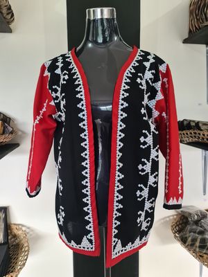 Blazer. CUSTOM BLACK T&#39;BOLI BEADED BLAZER