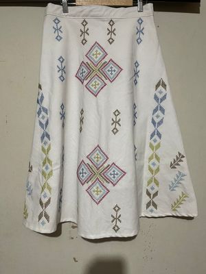 Skirt.  T&#39;BOLI HAND- EMBROIDERED SKIRT