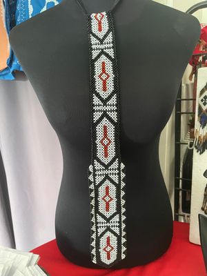 Necktie. TBOLI BEADED NECKTIE