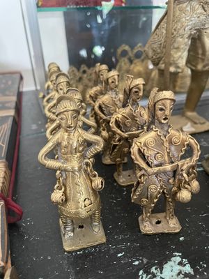 Souvenir. DATU AND BOI. T&#39;BOLI BRASS