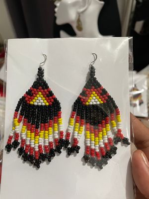 Earrings. TBOLI HAND-BEADED EARRINGS