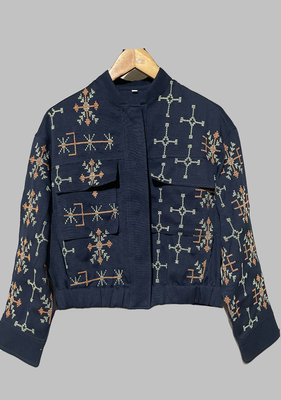 Jacket. CUSTOM TBOLI HAND-EMBROIDERY DESIGNS FOR JACKETS