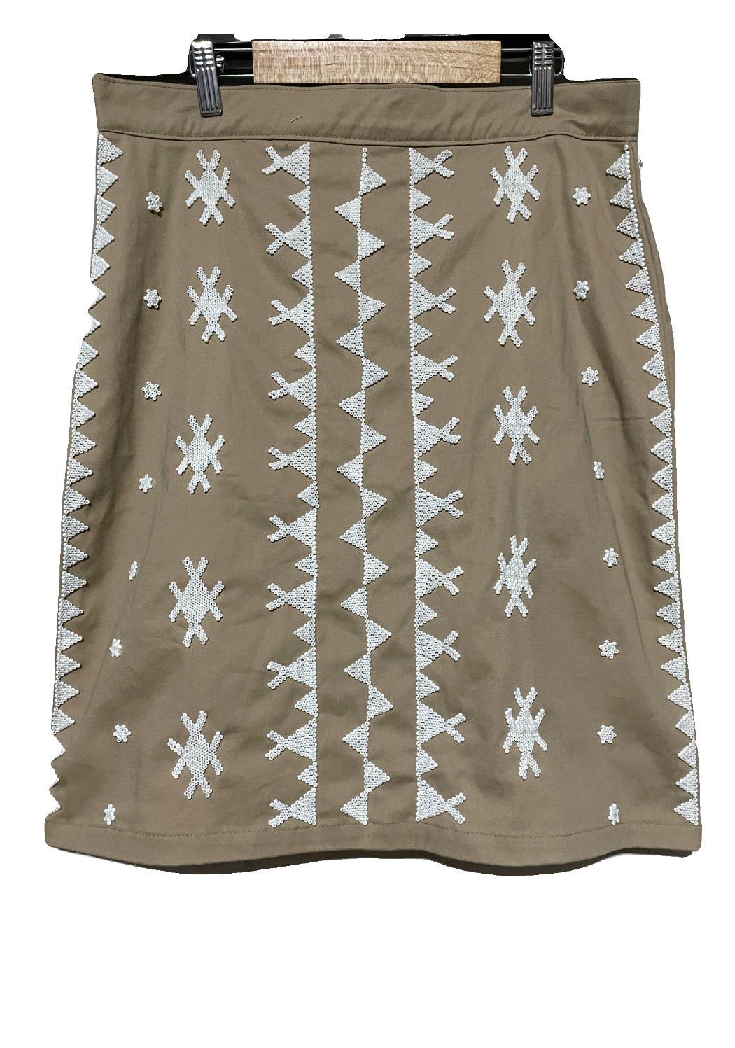 Skirt. T&#39;BOLI HAND- BEADED SKIRT