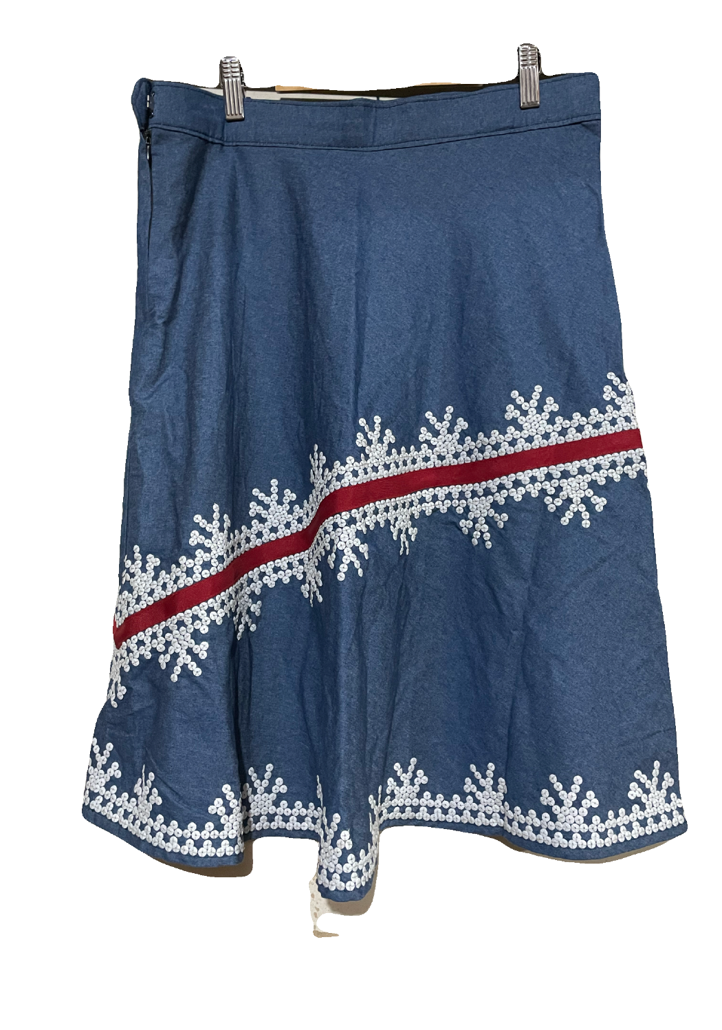 Skirt. T&#39;BOLI HAND- BEADED SKIRT