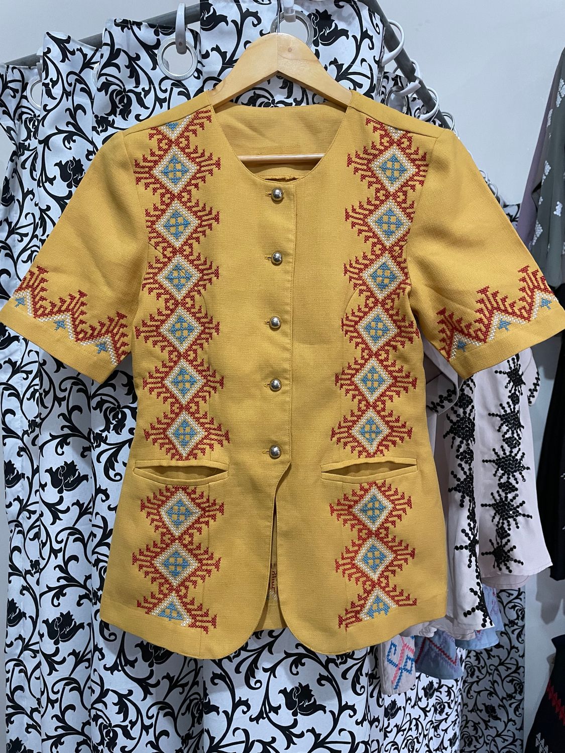 Blouse. TBOLI EMBROIDERED BLOUSE