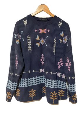Jacket. T&#39;BOLI HAND-EMBROIDERED JACKET