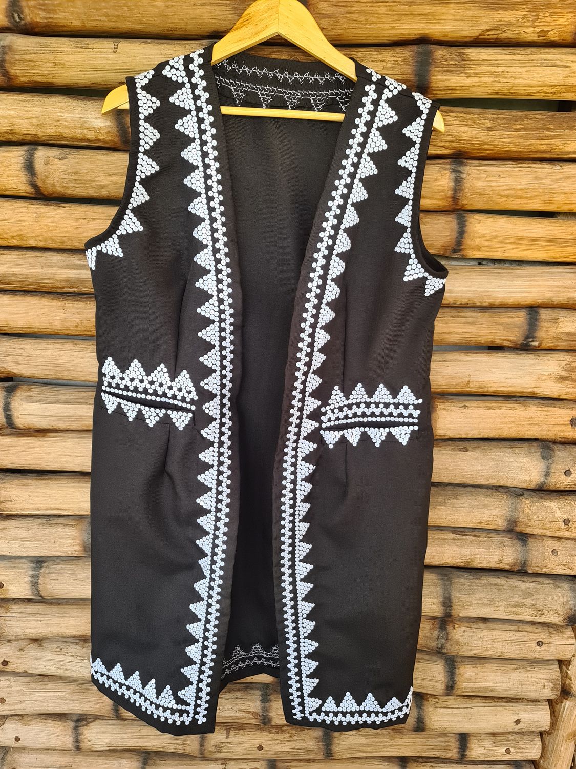 Abaya. CUSTOM TBOLI BEADED ABAYA