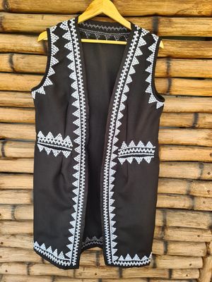 Abaya. CUSTOM TBOLI BEADED ABAYA