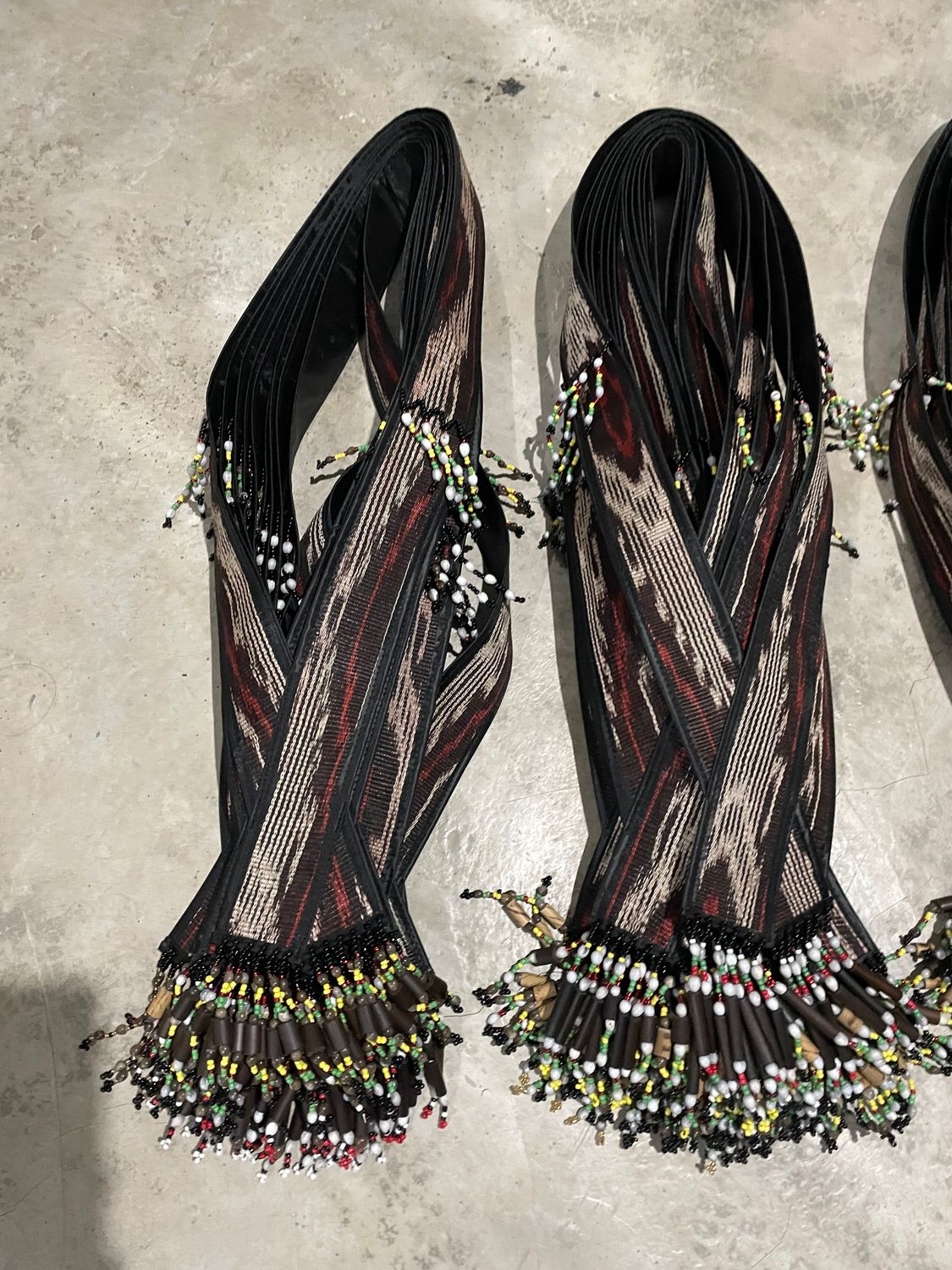 Lei Necklace. TNALAK AND BEADED LEI