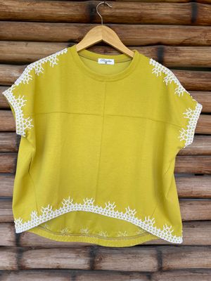 Blouse. T&#39;BOLI BEADED BLOUSE