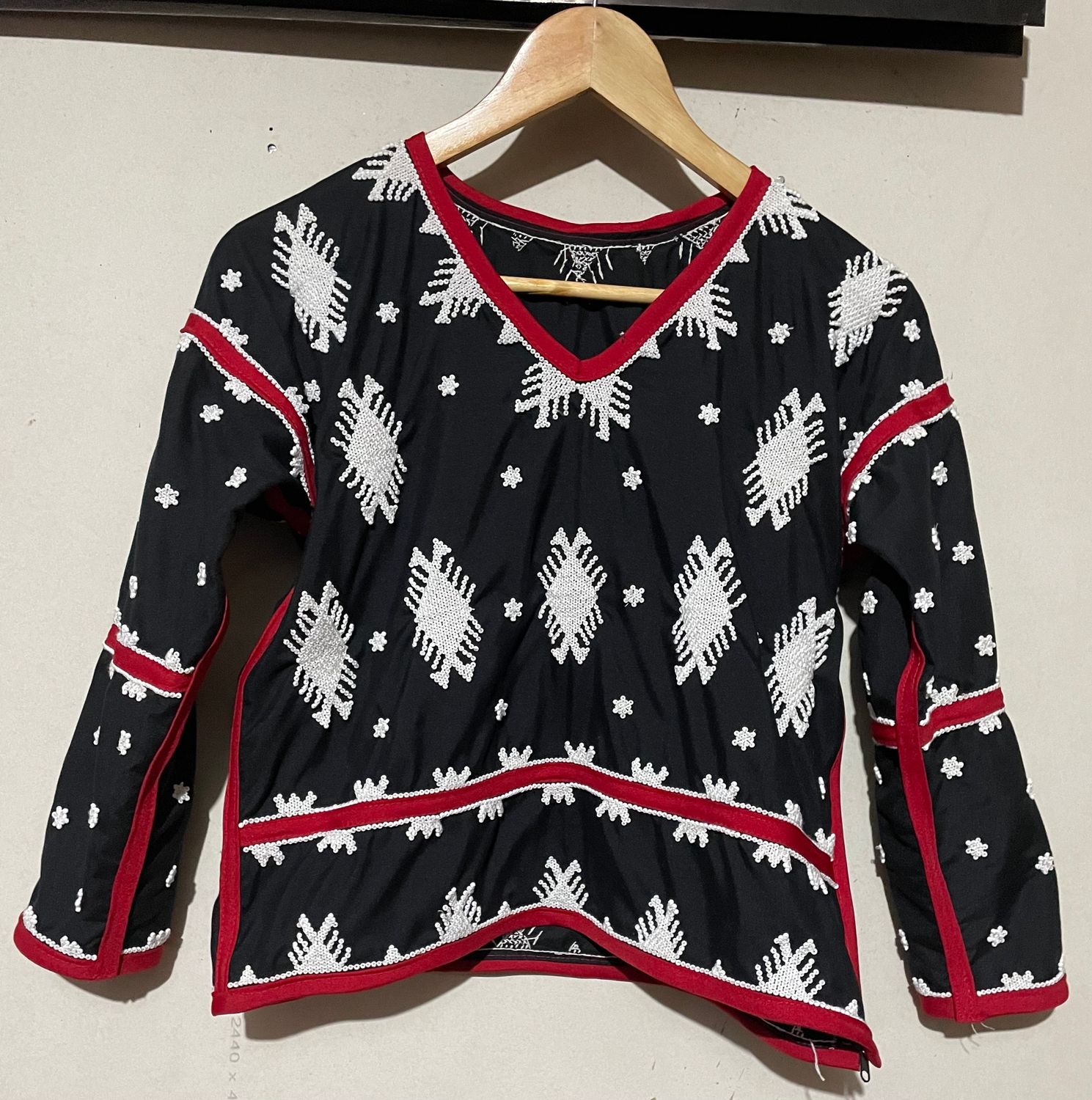 Blouse. T&#39;BOLI BEADED BLOUSE