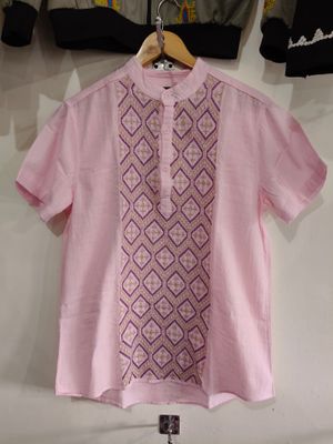 Polo. TBOLI HAND- EMBROIDERED POLO