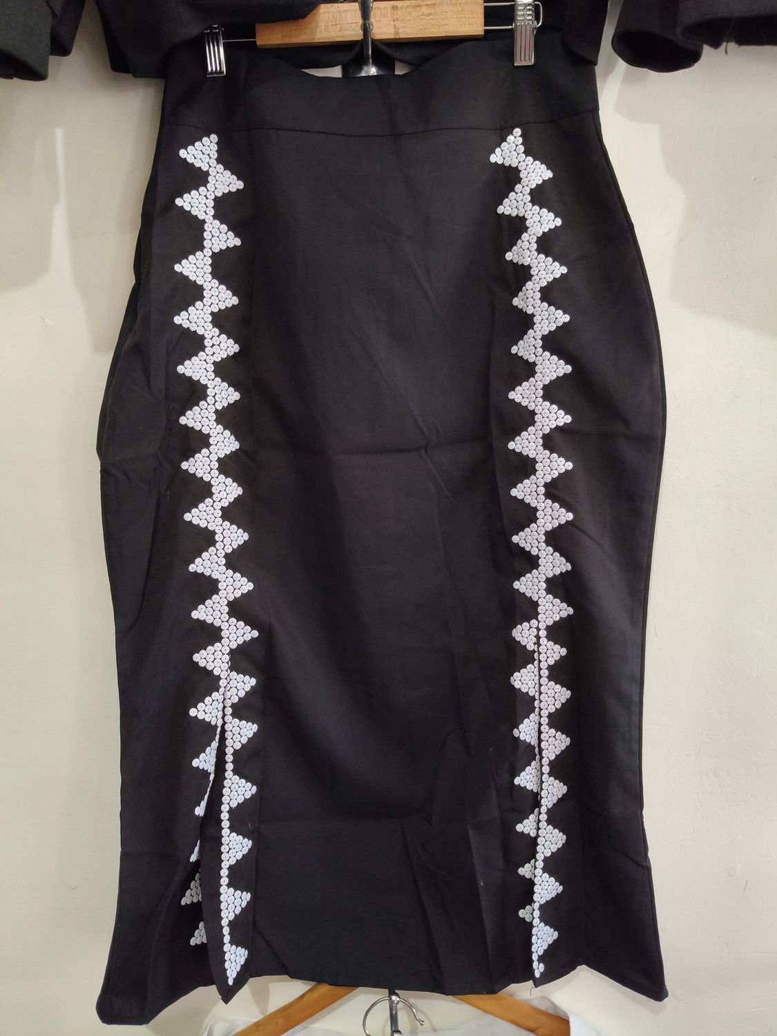 Skirt.  T&#39;BOLI HAND- BEADED SKIRT