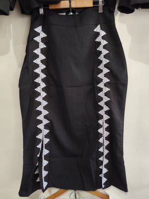 Skirt.  T&#39;BOLI HAND- BEADED SKIRT