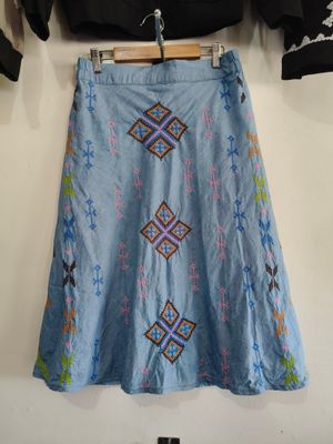 Skirt.  T&#39;BOLI HAND- EMBROIDERED SKIRT