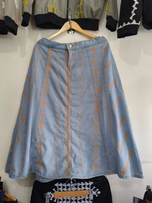 Skirt.  T&#39;BOLI HAND- EMBROIDERED SKIRT