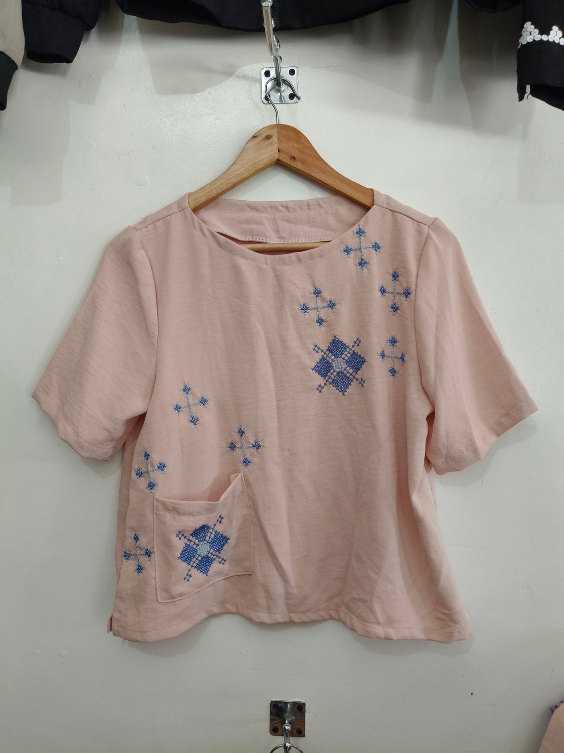 Blouse. T&#39;BOLI HAND-EMBROIDERED  BLOUSE
