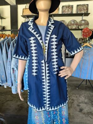 Abaya. CUSTOM TBOLI BEADED ABAYA