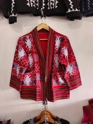 Kimono. TBOLI HAND-BEADED KIMONO