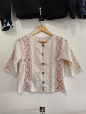 Blouse. TBOLI HAND-EMBROIDERED BLOUSE