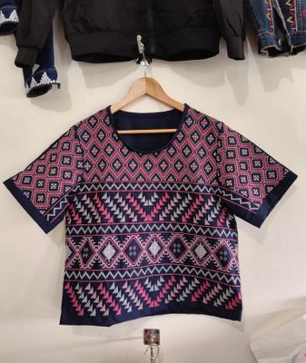 Blouse. T&#39;BOLI HAND-EMBROIDERED BLOUSE