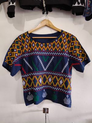 Blouse. T&#39;BOLI HAND-EMBROIDERED BLOUSE