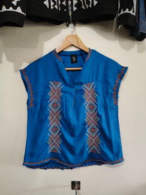 Blouse. TBOLI HAND-EMBROIDERED BLOUSE