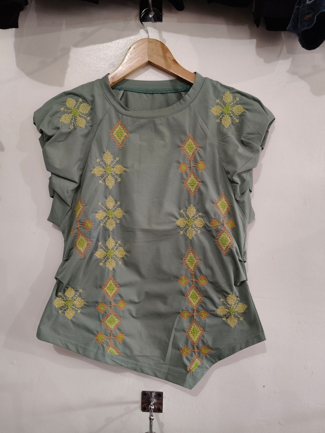 Blouse. TBOLI EMBROIDERED BLOUSE