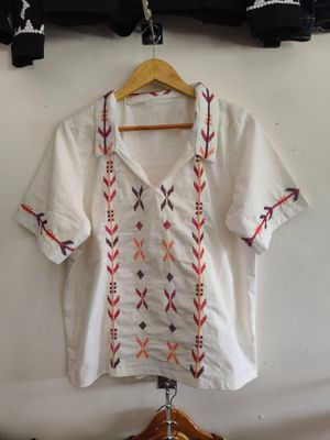 Blouse. T&#39;BOLI HAND-EMBROIDERED BLOUSE