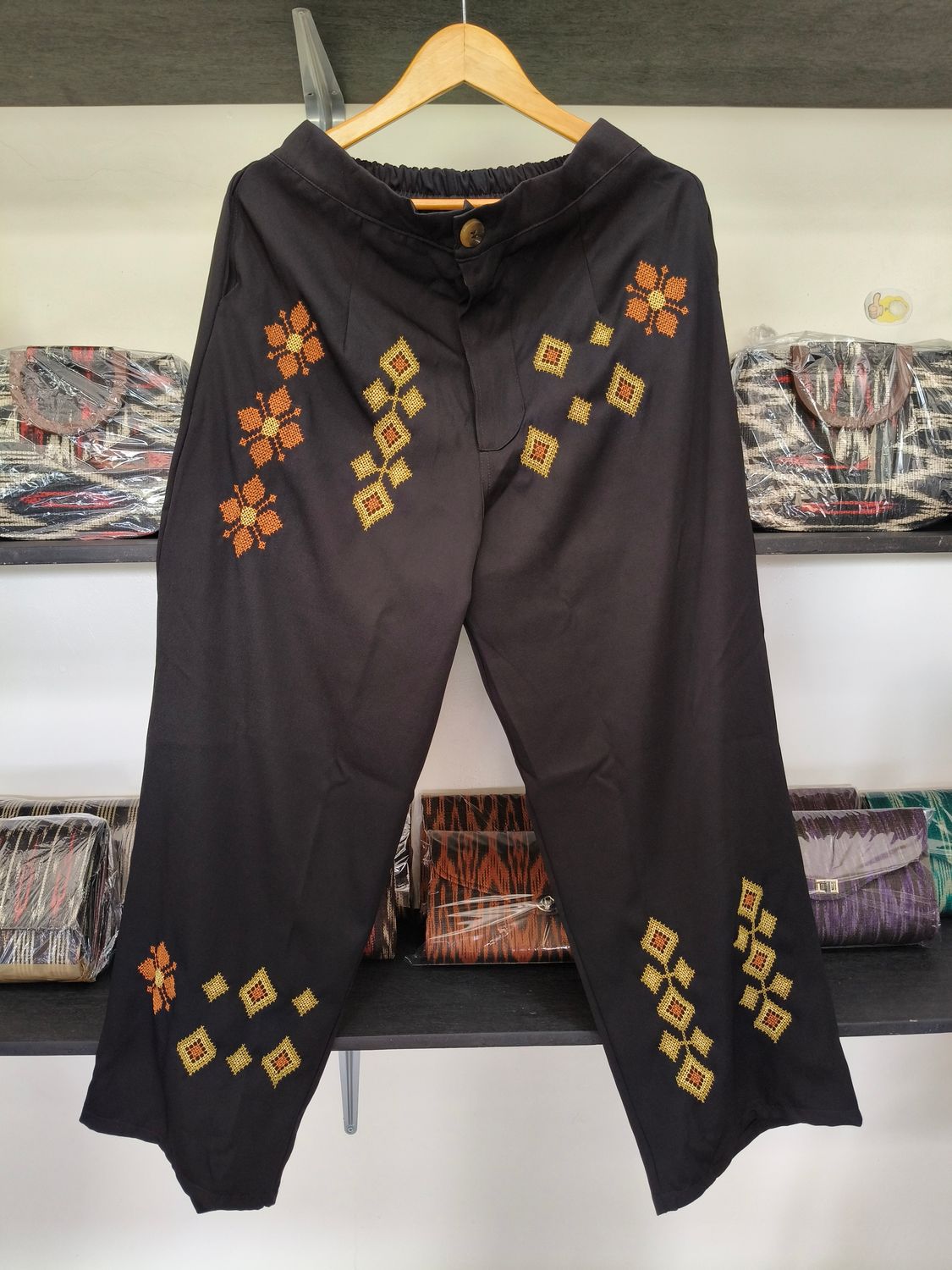 Pants. TBOLI EMBROIDERED PANTS