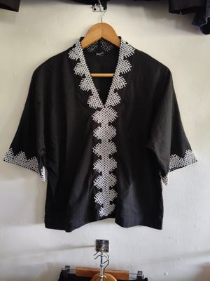 Blouse. CUSTOM B&#39;LAAN HAND- BEADED BLOUSE