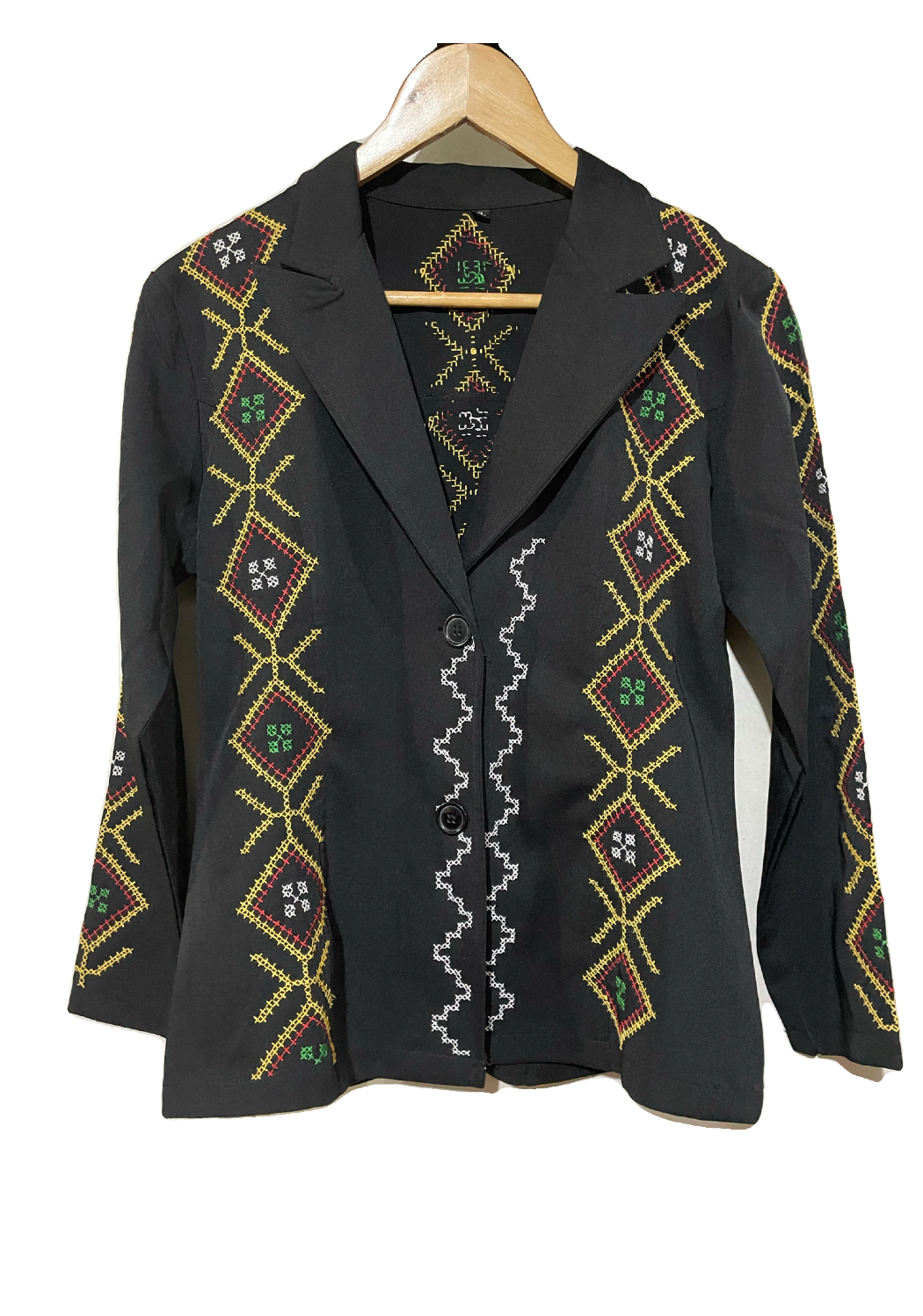 Blazer. TBOLI HAND- EMBROIDERED BLAZER