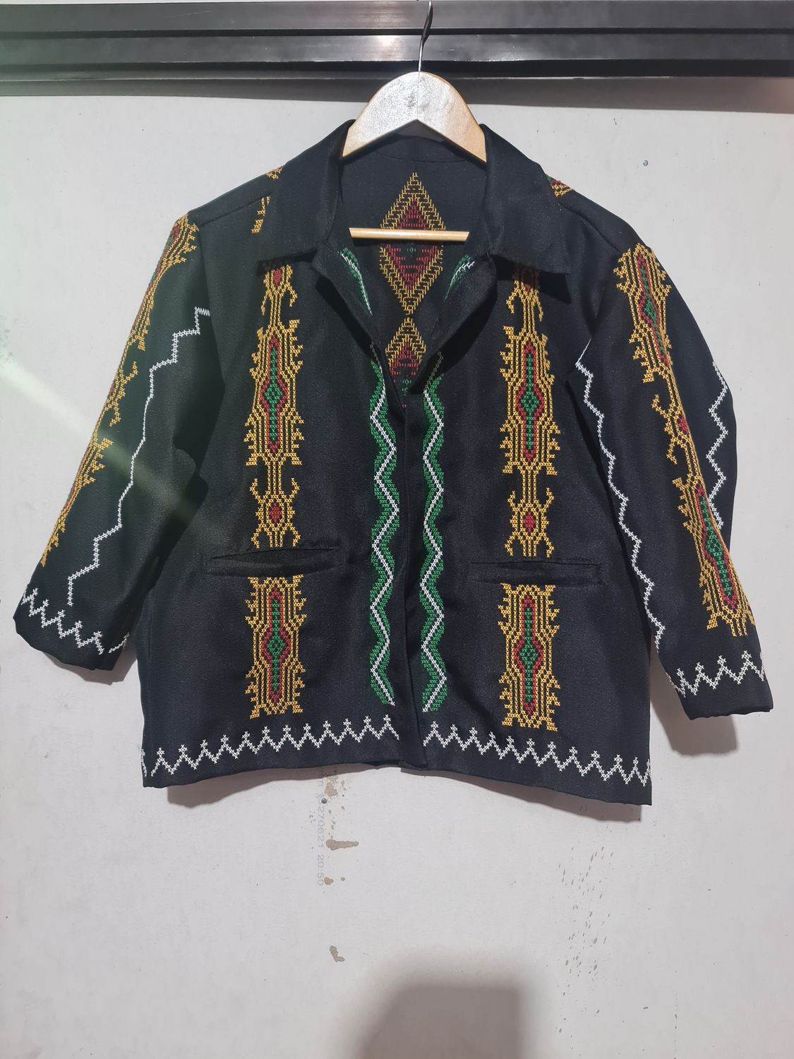Blazer. TBOLI HAND- EMBROIDERED BLAZER
