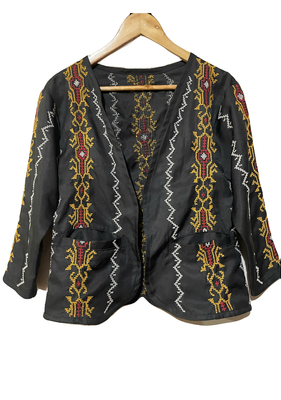 Blazer. TBOLI HAND- EMBROIDERED BLAZER